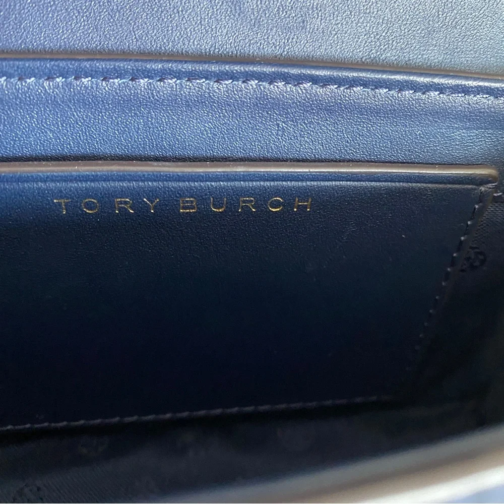 Tory Burch Lilium Micro Satchel Navy blue